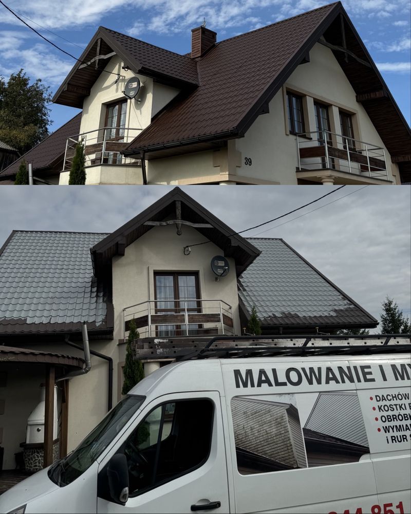 MALOWANIE/MYCIE dachów, elewacji, kostki, docieplanie budynków