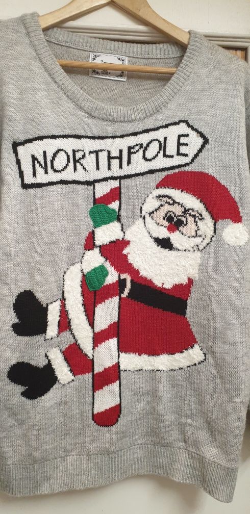 Świąteczny sweter M mikolaj święta boże narodzenie northpole must have