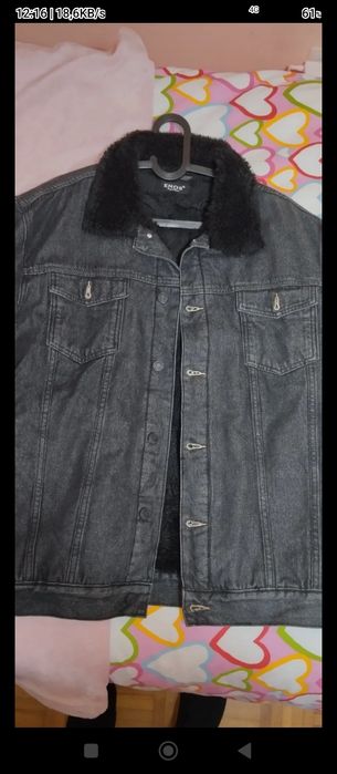 Casaco ganga preto homem