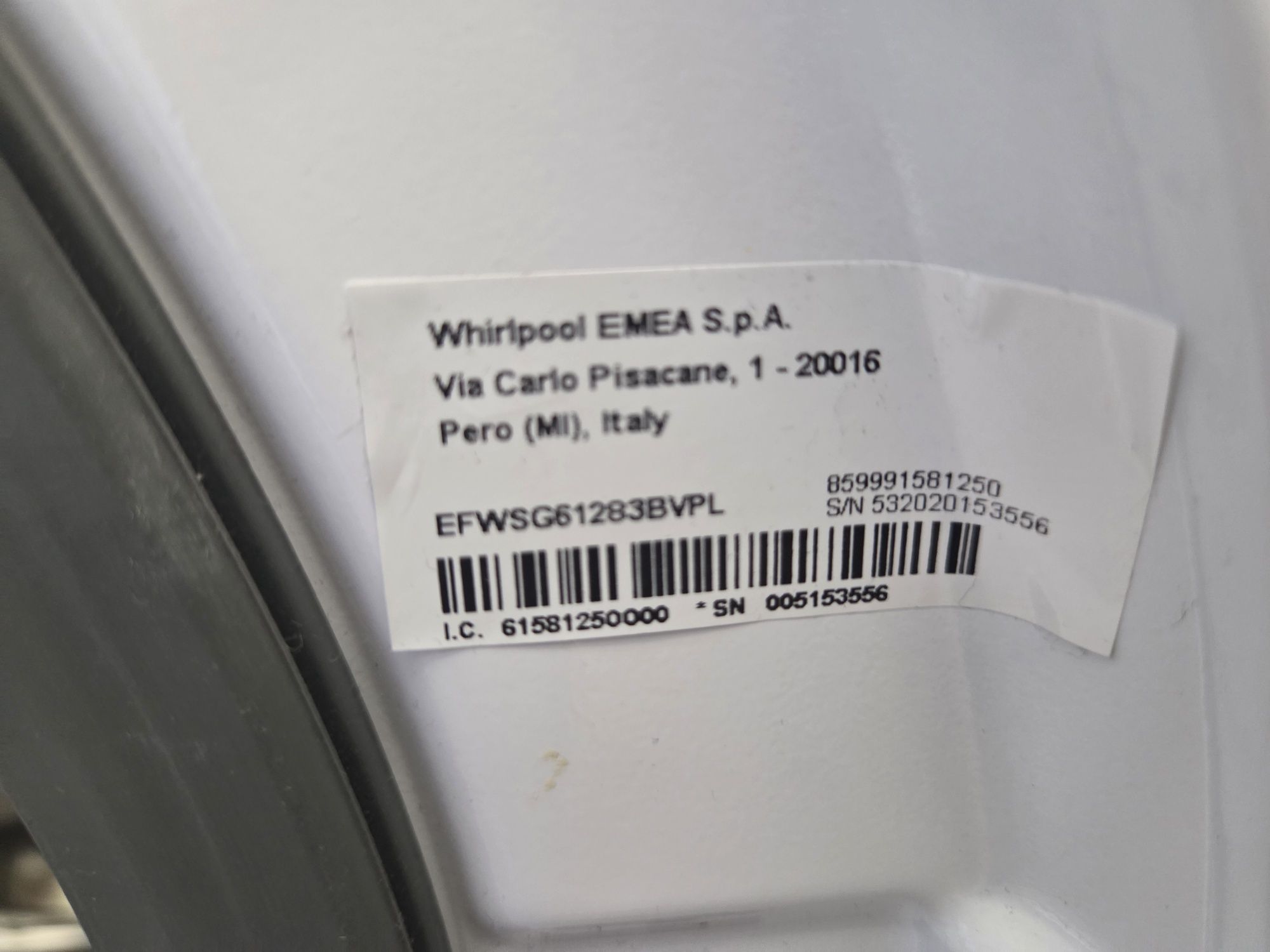 Sprzedam pralkę Whirlpool