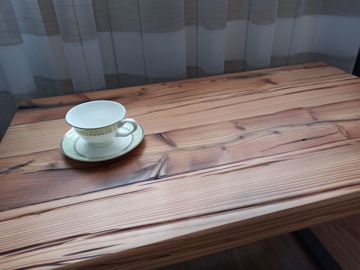 Stolik kawowy, loft, drewniany