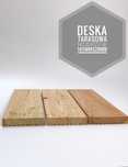 Deska tarasowa Modrzew 145mm x 28mm Kantówka Strugana/RemmersOil/Spax