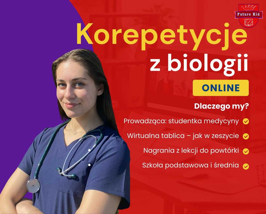 Korepetycje z biologii szkoła podstawowa i liceum (poziom podstawowy)