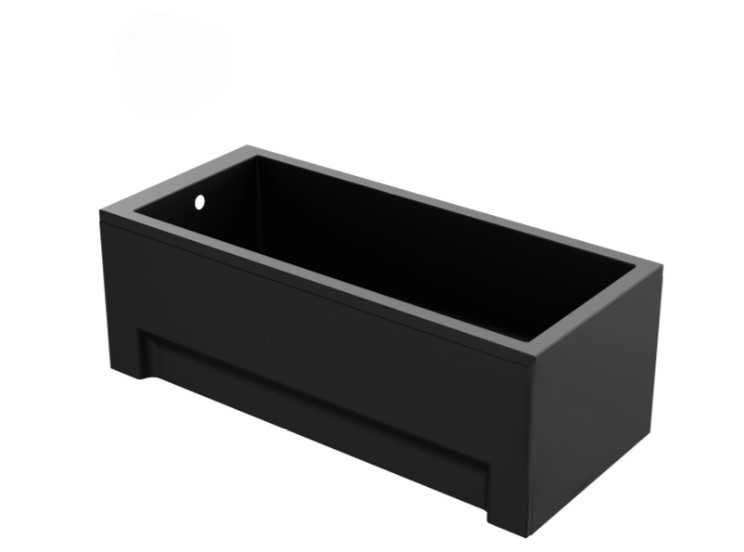 Ванна акрилова Koller Pool Neon 170х75 см Black Matt. Уценка. ШАРА!