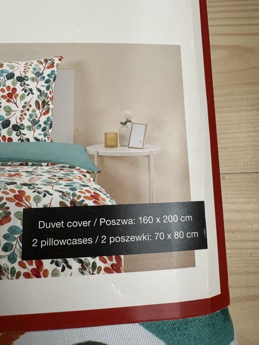 Dwustronna pościel z mikrofazy 160 x 200 cm Smukee
