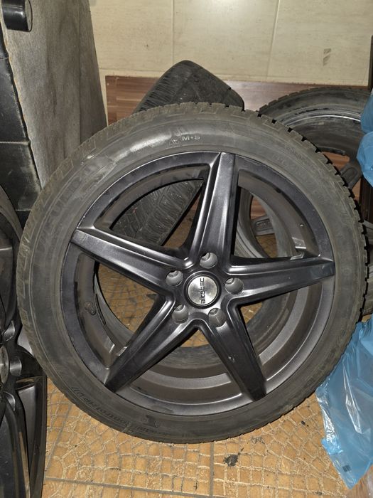 Opony letnie+zimowe na alufelgach