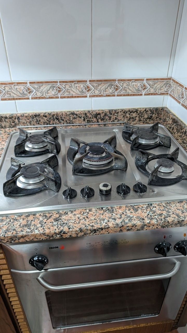 Forno encastrar+Fogão 5 bocas
