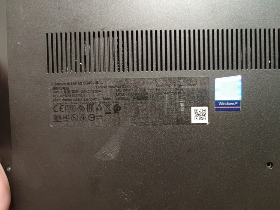Lenovo ideapad s340 без зарядки