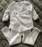 Детский Муслиновый костюм Zara для мальчика 5-7 лет.