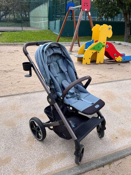 Cybex Balios S Lux Stormy Blue (Taupe Frame)