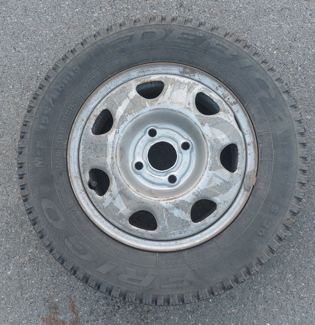 Dębica Frigo 155/80 R13 z Felgami 3 szt.
