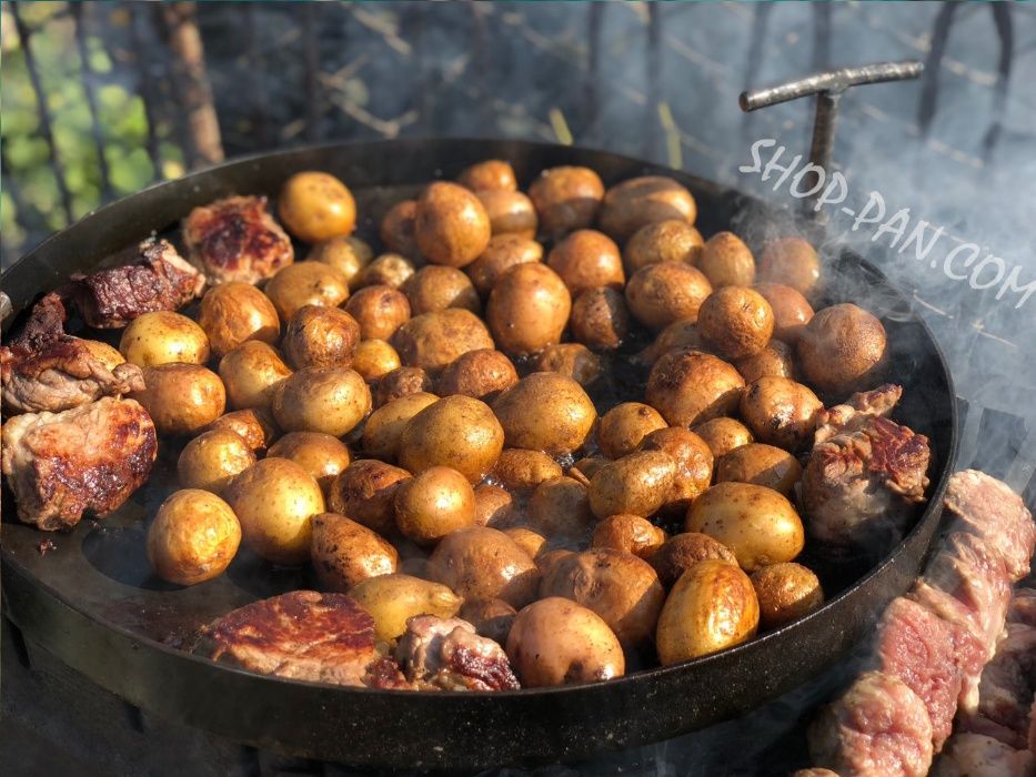 Сковорода из диска борони для пикника 50см, костра дискової борони ОПТ