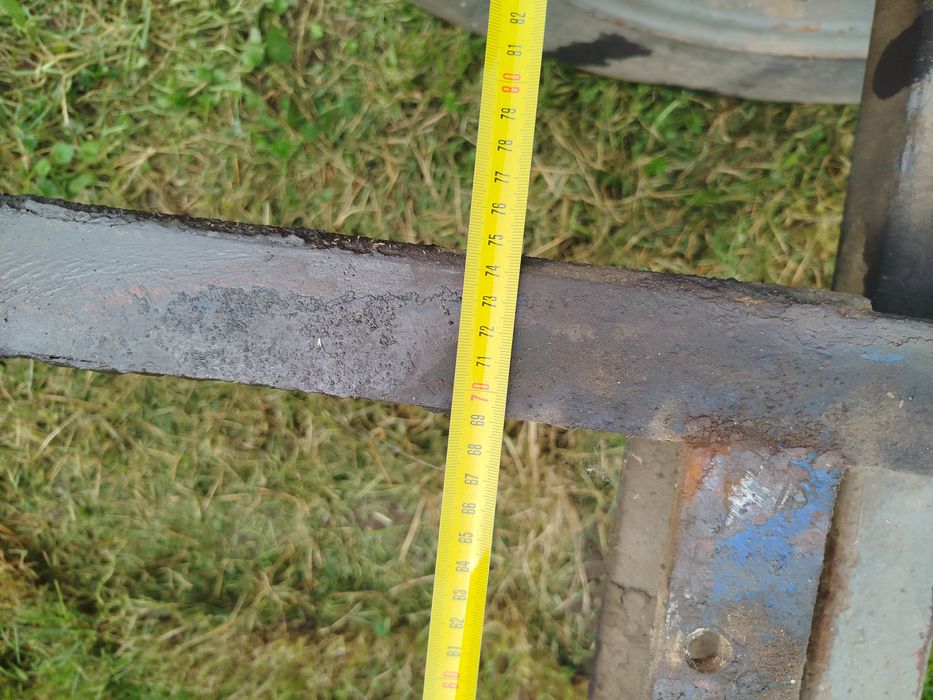 Rama z osią przyczepy pod mauzer