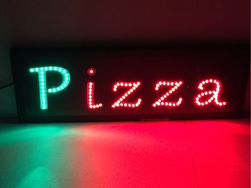 Pizza LED reklama szyld diodowy zewnętrzna. 70x 25cm NOWA 230V