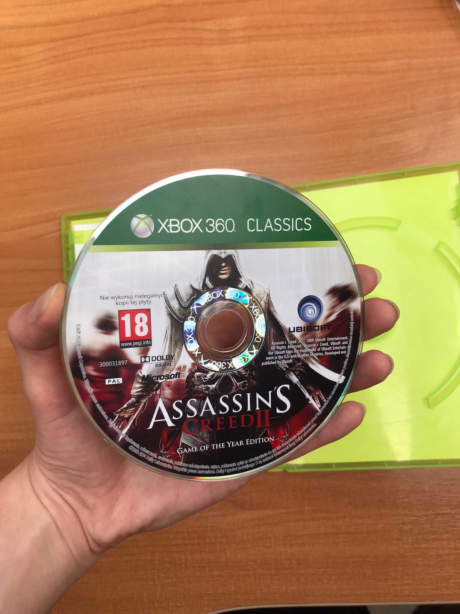 Assassin’s Creed II 2 gra na Xbox 360 płyta oryginalna