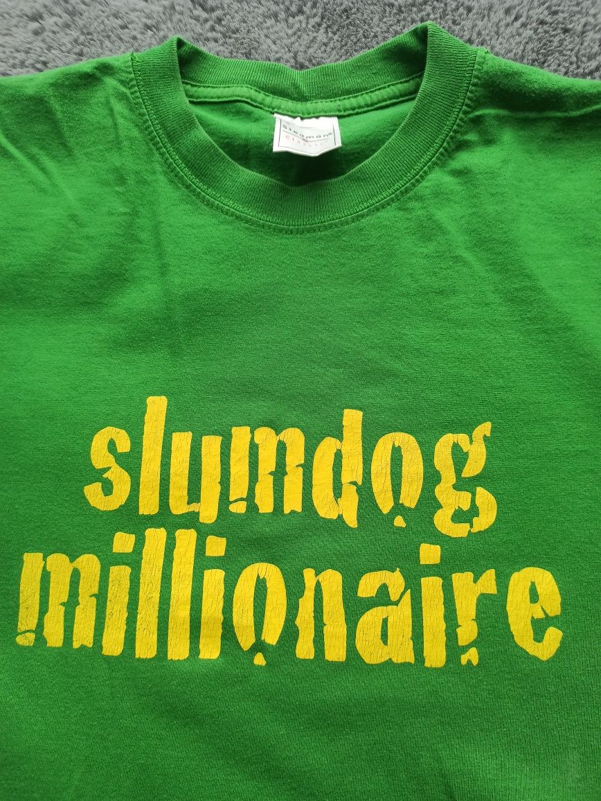 Koszulka zielona Slumdog Millionaire film * rozm. S * Stedman Classic
