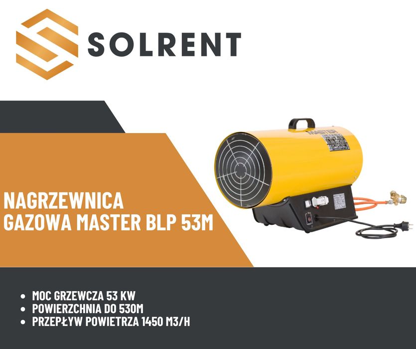 Wynajem NAGRZEWNICA gazowa Master BLP 53M