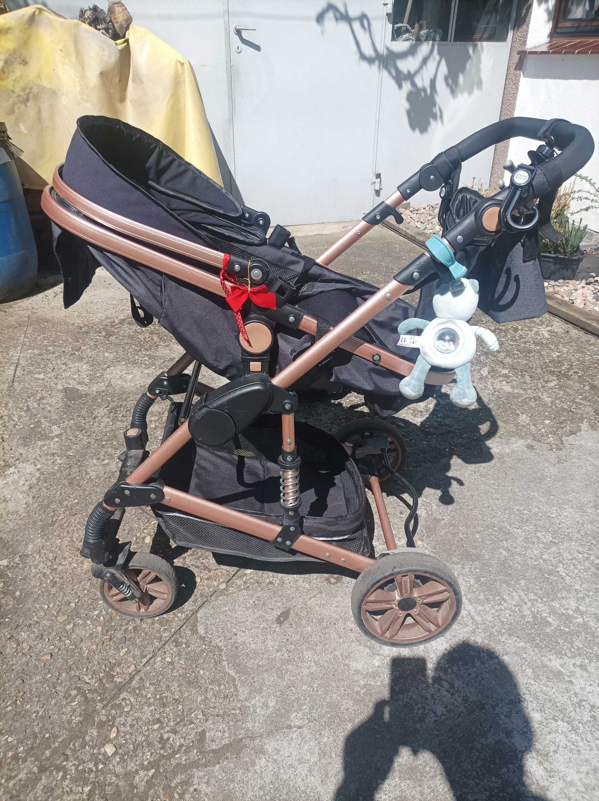 Wózek 3 w 1 bardzo lekki  funkcjonalny