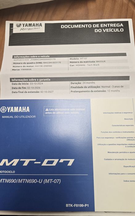 Yamaha MT 07 2024
