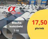 Blacha trapezowa T18, 2 gatunek, blachy TANIO od ręki Bojanowo