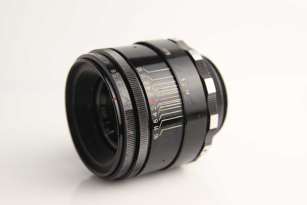 Helios 44 Ver.1 Czarna Zebra Belomo M39 + redukcja M42