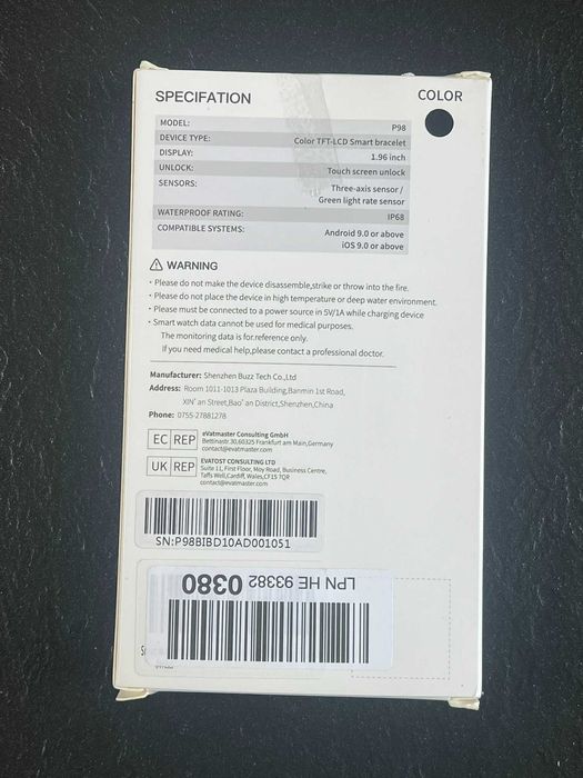 Smartwatch z funkcją telefonu ponad 113 trybów sportowych HD