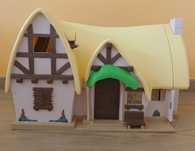 Casa da branca de neve e dos sete anões,  com acessórios