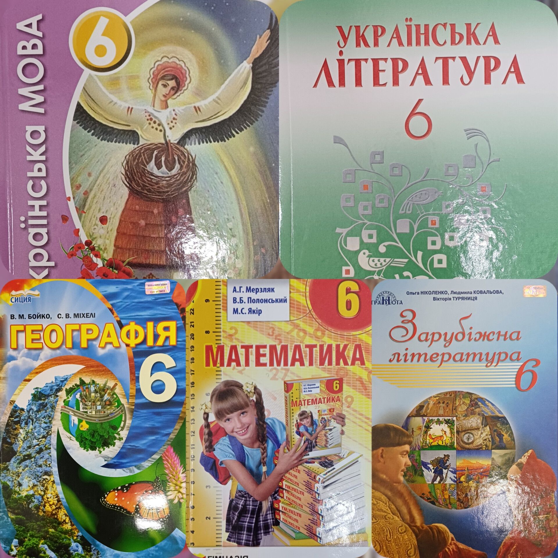 Підручники 6 клас