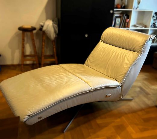 Śliczny, skórzany szezlong Joop Himolla  (fotel, kanapa) do domu/biura