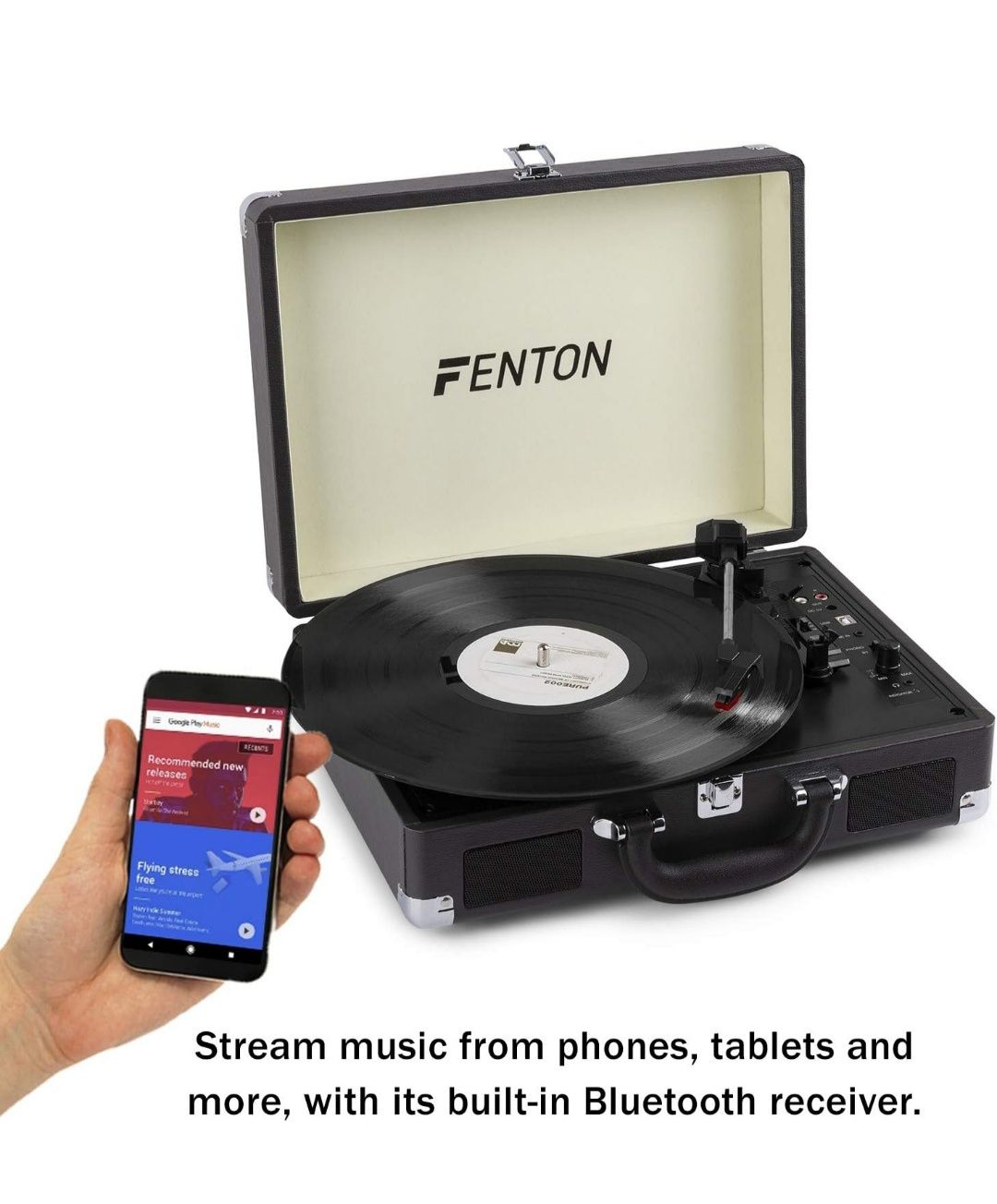 Вініловий програвач Fenton RP115 USB/ Bluetooth 3 Вт Німеччина