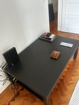 Mesa madeira preta ikea