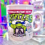 Винтажная кружка TMNT Leonardo 1990 г Черепашки ниндзя оригинал