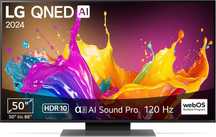 Телевізор LG 50QNED86T3A, QNED TV, 4K, webOS 24, HDR10, 120 Гц, (2024)