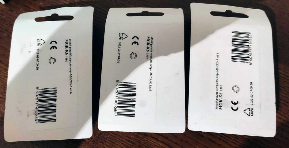 moduł gniazda komputerowego OSPEL MGK-K6 RJ45 KAT. 6