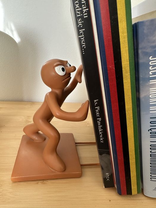 Podpórki do książek ludziki vintage