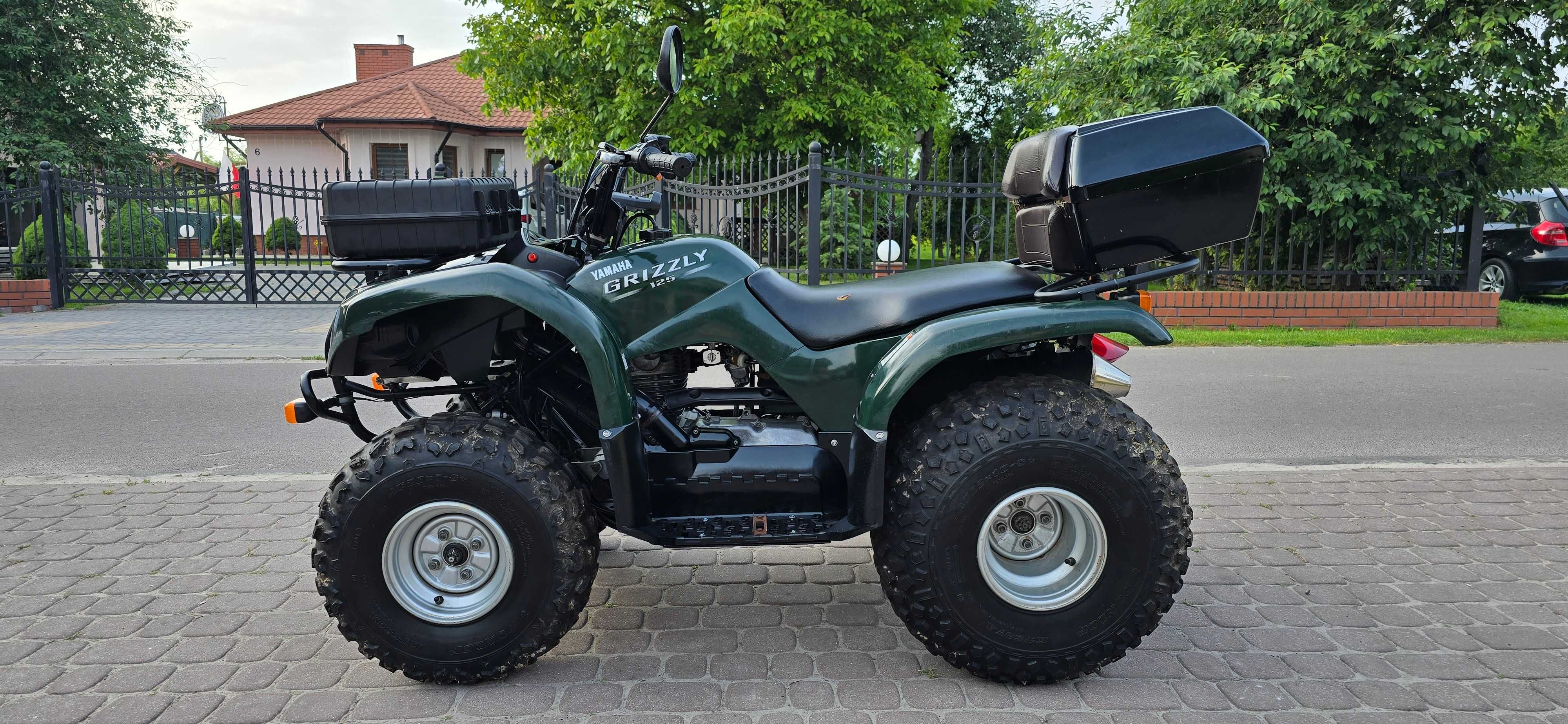 Quad Yamaha Grizzly YFM 125!2004r!MXU 150!Homologacja L7e 15Kw!Niemcy!