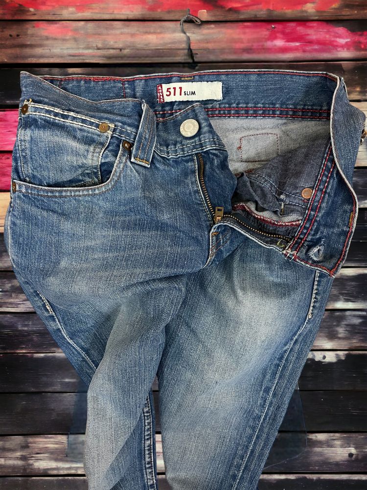 Levi’s 511 roz. W29 L32 damskie dżinsy straight