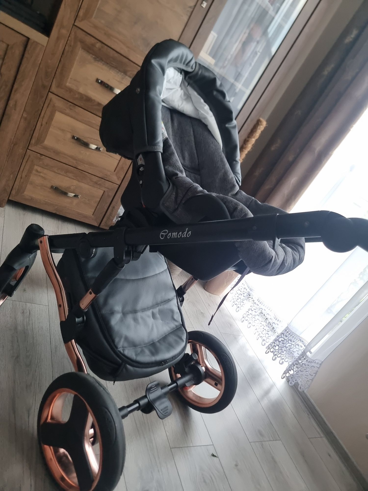 Wózek głęboko spacerowy 3w1