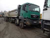 Samochód ciężarowy wywrotka man tgs 440, 2008rok 8x6, 8x8