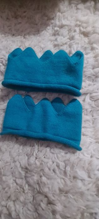 Ciepła opaska korona 4 latka 2x