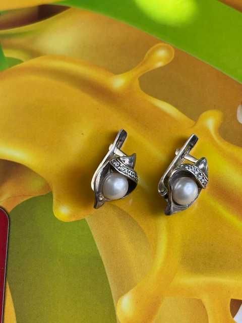 Серьги серебряные