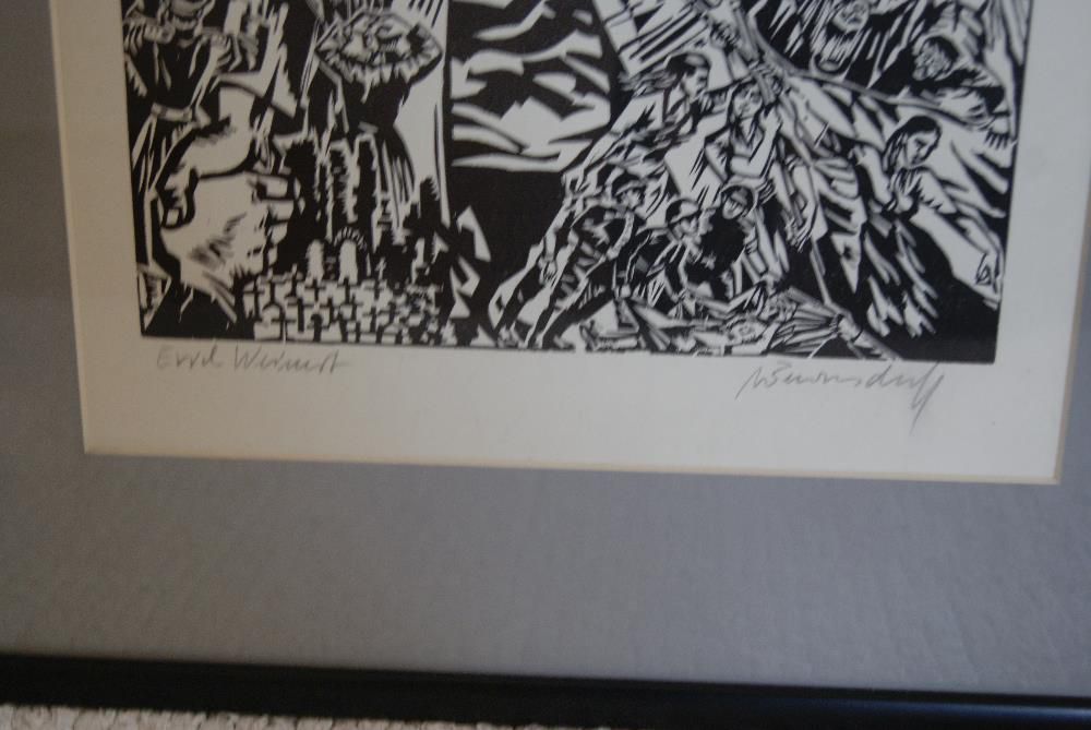 grafika drzeworyt Ullrich Bewersdorff