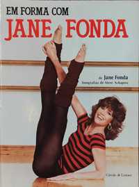 Livro "Em forma com Jane Fonda" de Jane Fonda