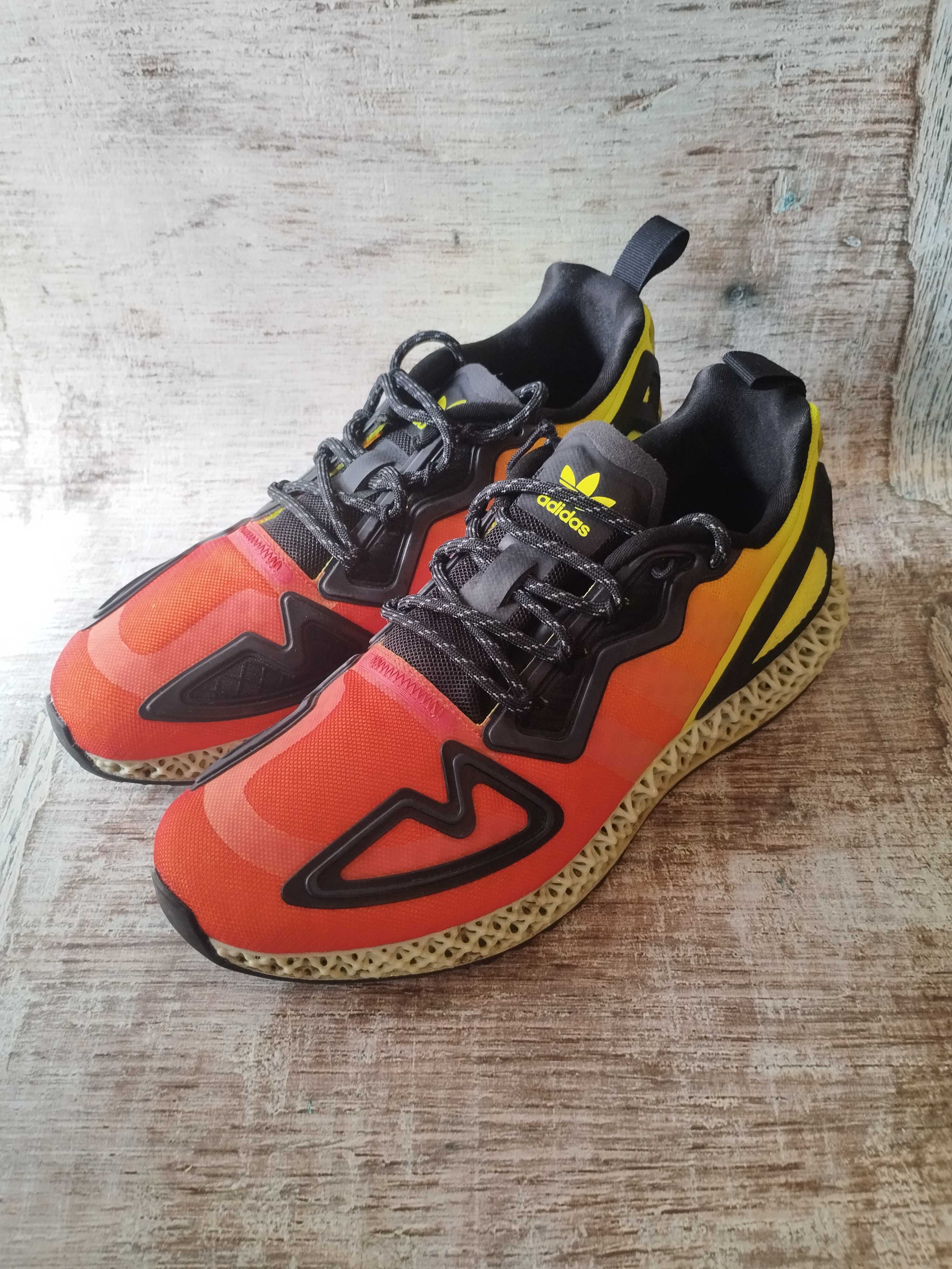 Buty adidas Originals Zx 4D ''Solar Yellow Red''