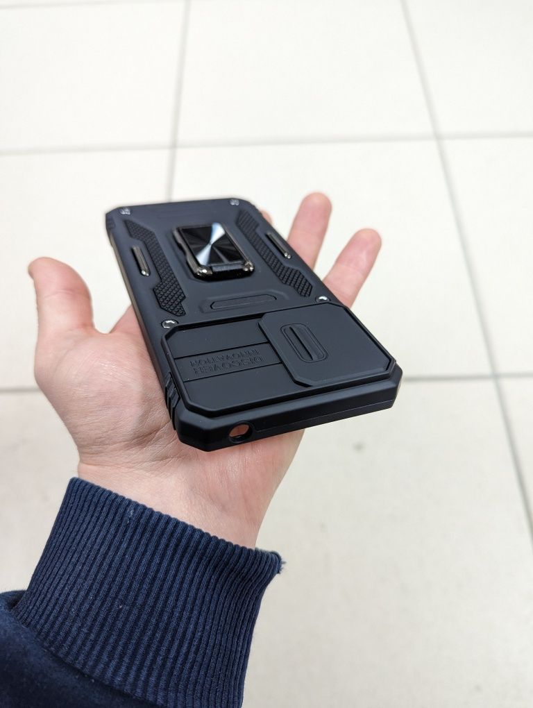 Противоударный чехол Motorola G14 с кольцом бампер чохол