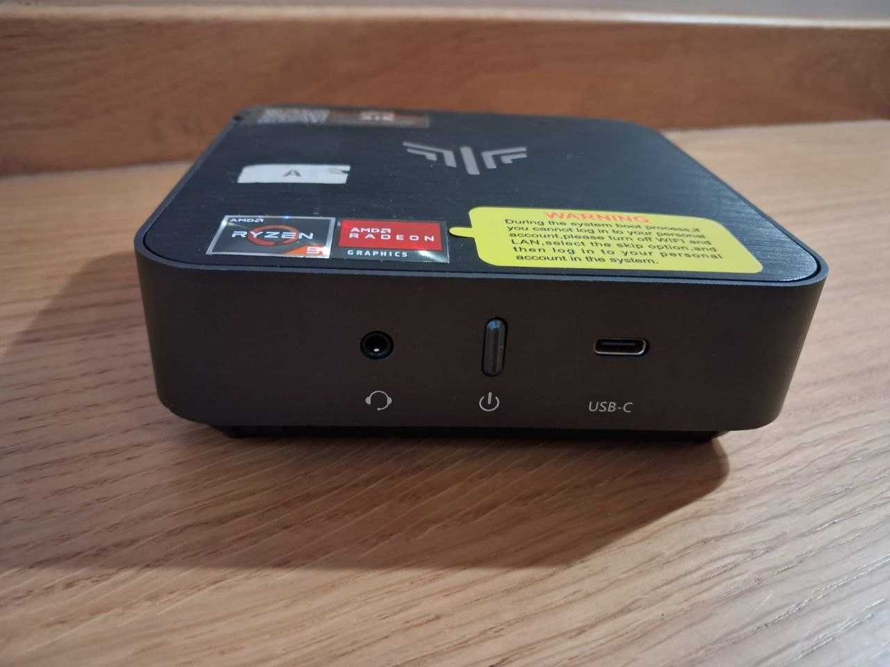 Міні ПК Неттоп Nipogi AM02 + Wi-Fi, Проц RYZEN5 3500U сильніше i5-7600