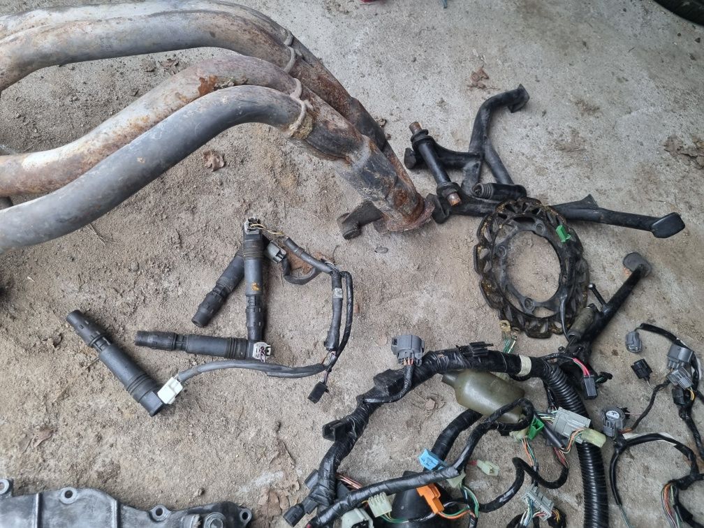 Części honda cbr f4 f4i kolektor tarcza nóżką instalacją set stelaż oś