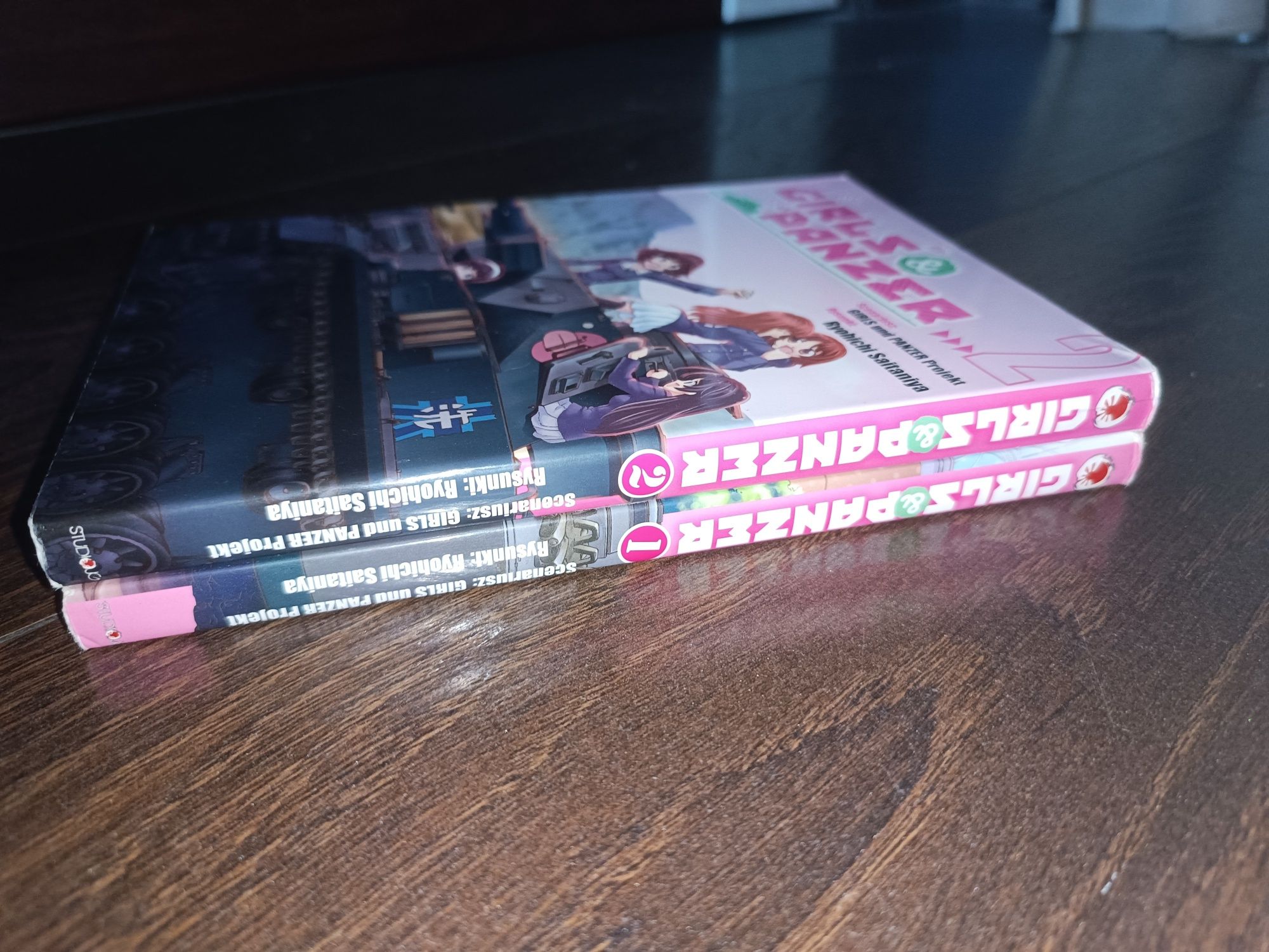 Manga Girls & Panzer tomy 1-2 Zestaw Komplet