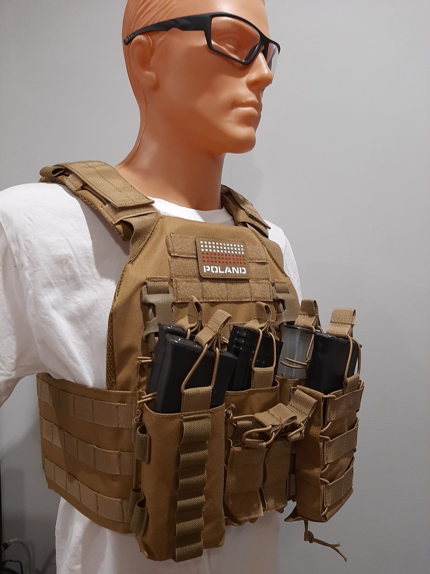 NOWA Plate Carrier SUPER jakość kamizelka na płyty SAPI taktyczna