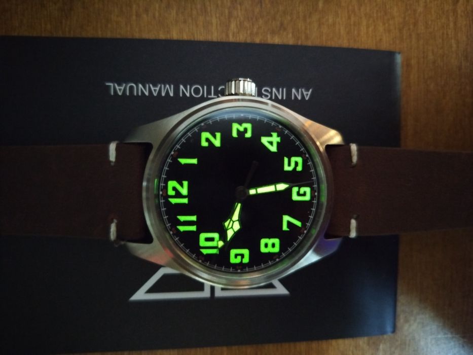 Tandorio Pilot sapphire механіка 39mm